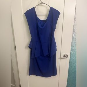 Blue cocktail dress